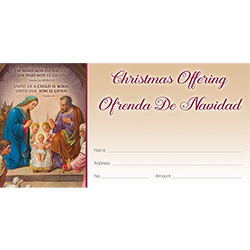 Envelope-Christmas, Gift, Bilingual