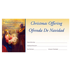 Envelope-Christmas, Gift, Bilingual