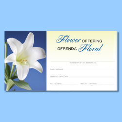 Envelope-Easter Flower, Bilingual