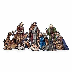 Nativity Set- 18", 10 Piece