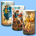 Led Candle-Archangels 4" X 7"