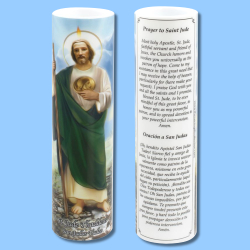 Led Candle-St Jude Bilingual Prayer