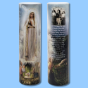 LED Candle-Our Lady Of Fatima 2-3/8 x 8