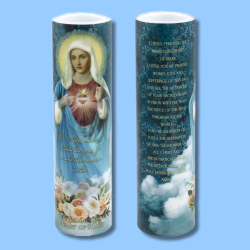 Led Candle-Immaculate Heart of Mary