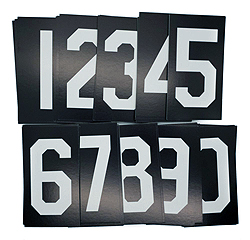Numbers-4-3/8", 1 Each, 0-9