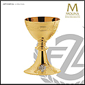 Chalice & Paten-Sterling Cup, Gold Plated