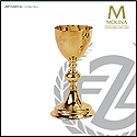 Chalice & Paten-Sterling Cup, Gold Plated