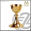 Chalice & Paten-Sterling Cup, Gold Plated