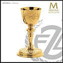 Chalice & Paten-Sterling Cup, Gold Plated