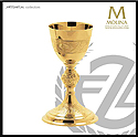 Chalice & Paten-Sterling Cup, Gold Plated