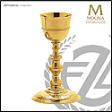 Chalice & Paten-Sterling Cup, Gold Plated