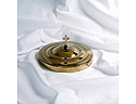 COMMUNION PLATE COVER, BRASS