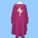 Chasuble-Purple, Embroidery on one side