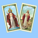 Christ Holy Cards, Laminated