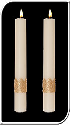 Candle-Ornamented, 2" x 17"