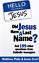 Book-Did Jesus Have A Last Name