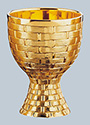 Chalice & Paten-Sterling Cup, Gold Plated