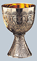 Chalice & Paten-Sterling cup, Silver Plate