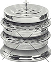 Communion Tray Cover-Silvertone