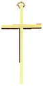 Cross-  4", Gold Plated