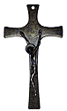 Crucifix-  8", Burnished Brass