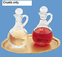 Cruets with Stopper (no Tray) -10 Ounce