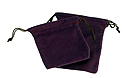 Flannel Bag, 13" X 8" Purple