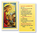 Holy Card-Act Of Contrition