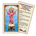 Holy Card-Divino Nino Jesus