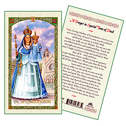 Holy Card-Lady Of Consolation