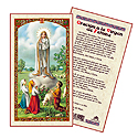Holy Card-Lady Of Fatima