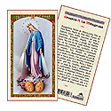 Holy Card-Miraculous Medal, Spanish