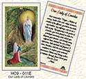 Holy Card-Lady Of Lourdes