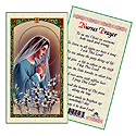 Holy Card-Madonna, Nurse