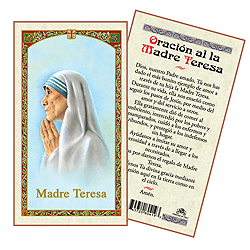 Holy Card-Madre Teresa