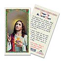 Holy Card-Sacred Heart