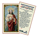 Holy Card-Sagrado Corazon