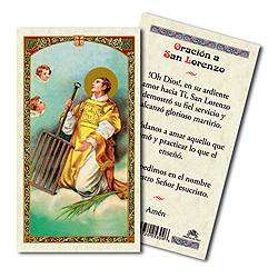 Holy Card-San Lorenzo
