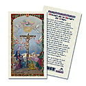 Holy Card-Sangre De Cristo