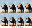 Holy Card-Sheet,  St Anthony