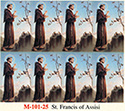 Holy Card-Sheet,  St Francis