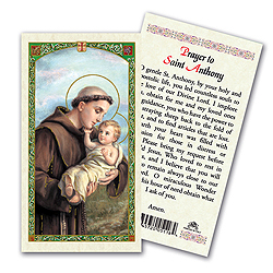 Holy Card-St Anthony