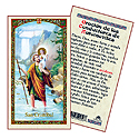 Holy Card-St Christopher