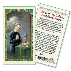 Holy Card-St Gerard Majella / Safe Delivery
