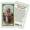 Holy Card-St Joseph, Employment