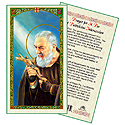 Holy Card-St Pio