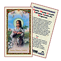 Holy Card-Sta Maria Goretti