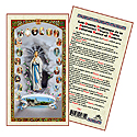 Holy Card-Virgen Maria Lourdes