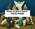 Nativity Set-36", White