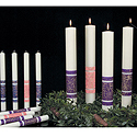 Advent Candles, Decorated